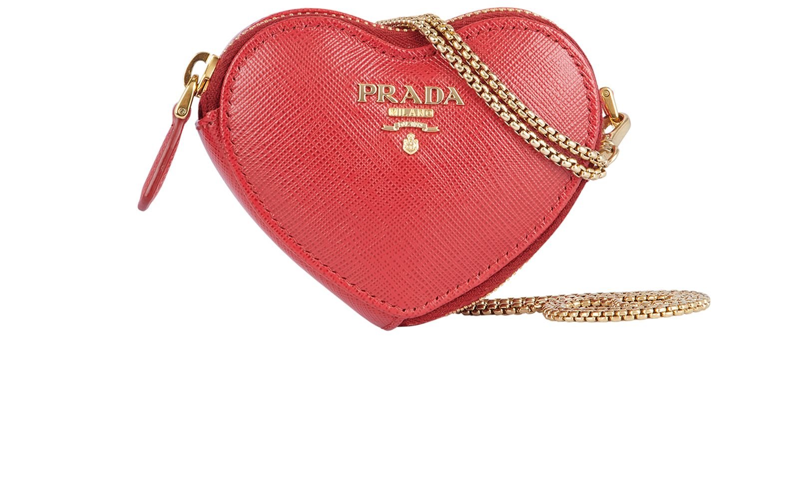 Prada Heart Pouch Bag